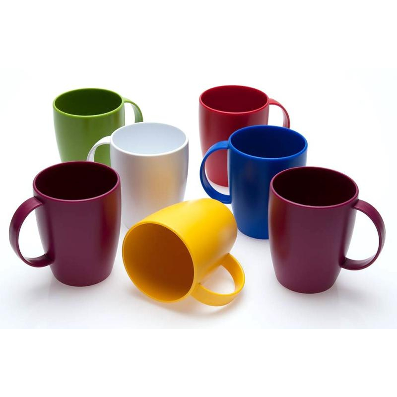 Ornamin afgeronde koffikoppen uit PP 280 ml
