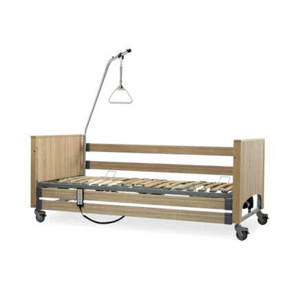 In hoogte verstelbaar elektrisch bed Classic+ met muurbeschermer