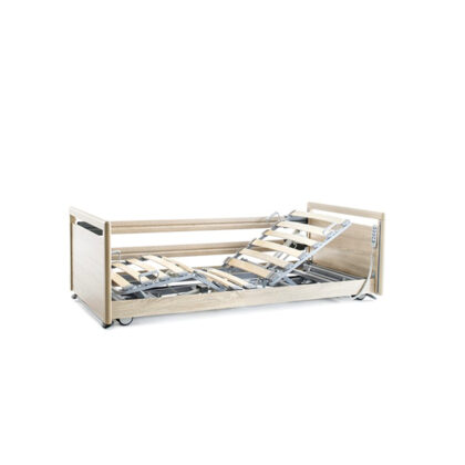 Floorline 15-80 bed  hoge panelen 51F  houten lattenbodem  2 lange telescopische zijhekken