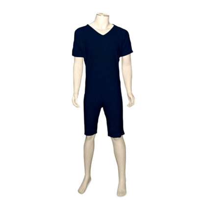 GCare verpleegpyjama korte mouwen en benen  marine blauw