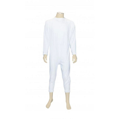 GCare verpleegpyjama lange mouwen en benen  wit