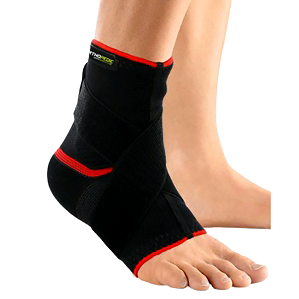 Elastische enkelbandage zwart Orthopedic 3401