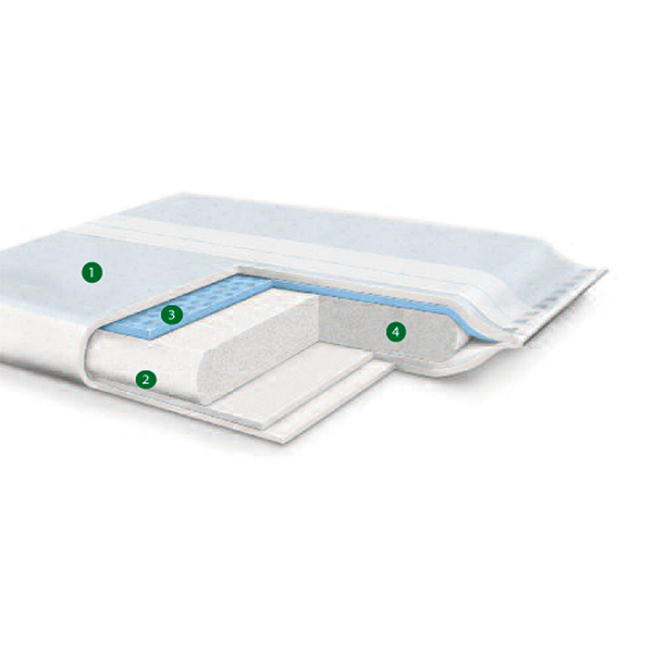 Klinion absorberende kompressen - Steriel - Afbeelding 2