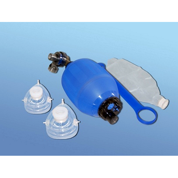 Siliconen beademingsballon volwassenen 1600 ml - Afbeelding 2