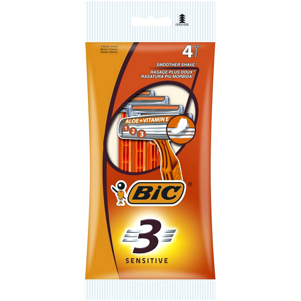 Wegwerpscheermesjes 3 mesjes Bic