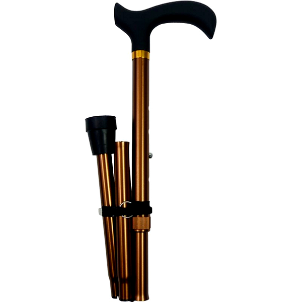 Design opvouwbare aluminium wandelstok Identités - Afbeelding 2