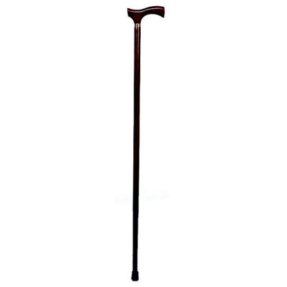 Luxe model 35 houten wandelstok  hoogte 90 cm  handvat met T-vorm