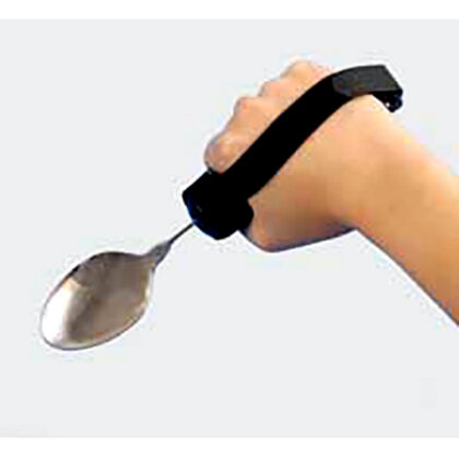 Velcroband voor ergonomisch bestek