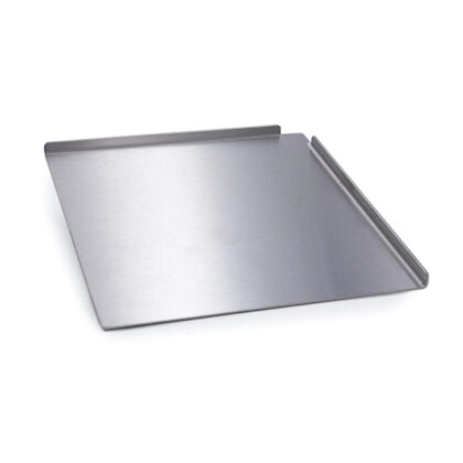 Alu boterhamplank met opstaande randen  16 x 16 cm