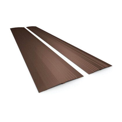 Aluminium drempelvervanger  11 x 95 cm  brons geanodiseerd aluminium.|11 x 95 cm|brons