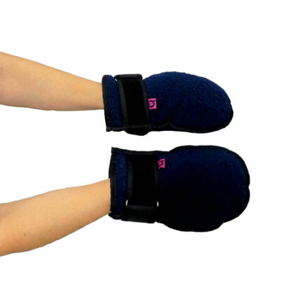 Paar nachthandschoenen  marineblauw  maat M