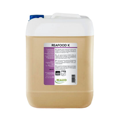 Reafood  alkalische detergent zacht/middelhard water