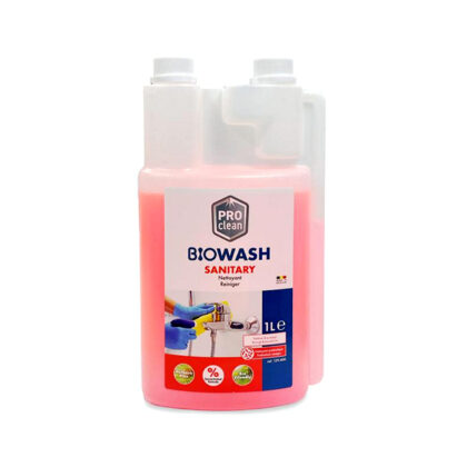 Biowash Sanitary sanitairreiniger  verdunning 0.4 %