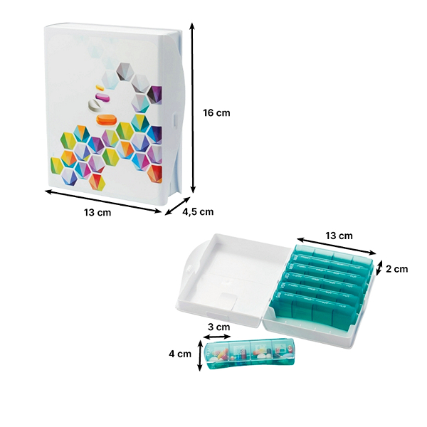Reus pillenhouder Hexago - Afbeelding 3