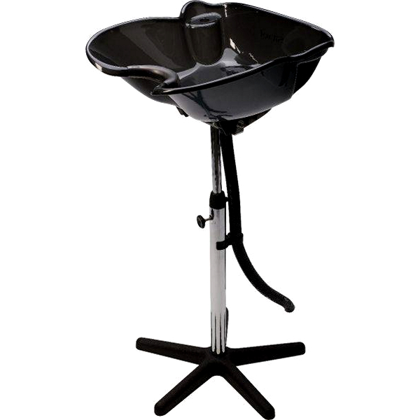 Wasbak voor kapper kantelbak zwart