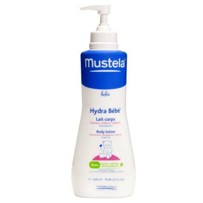 Flacon van 300 ml met pomp Mustela Hydra Baby lichaamsmelk?