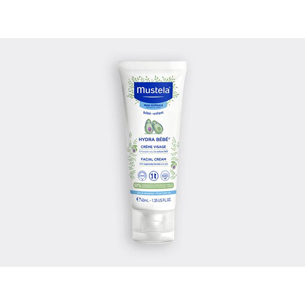Mustela hydra bébé gelaat