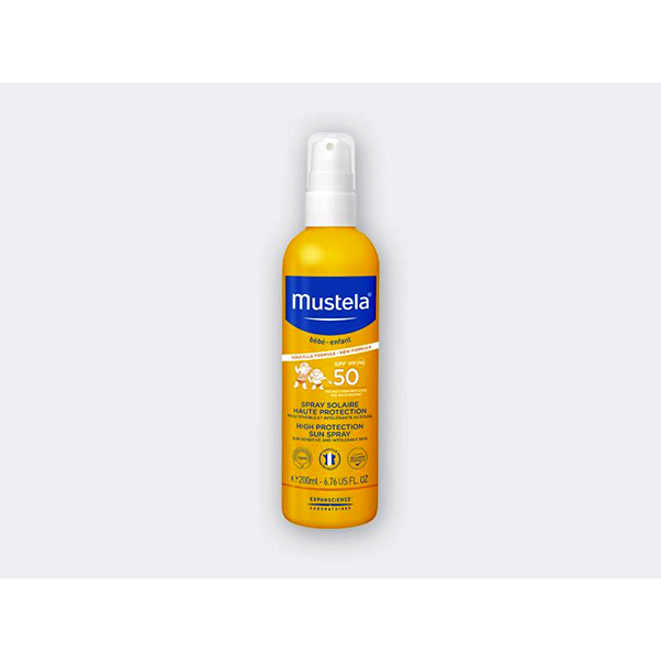 Mustela zonnespray hoge bescherming SPF50