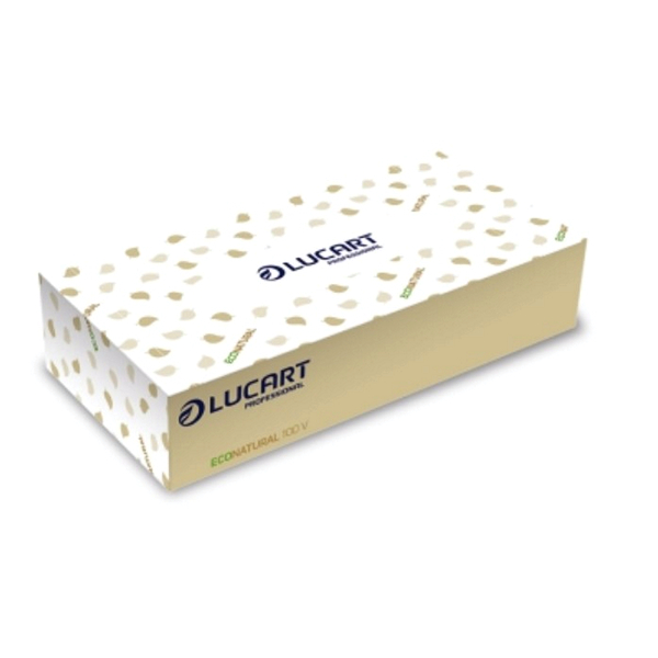 Dozen papieren zakdoeken|125.106|Eco Natural 100V|Roze|Doos met 40 dozen van 100|45 / 55 cm|Eco natural - Afbeelding 2