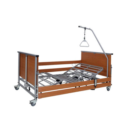 Elektrisch bariatrisch bed Tourgis  120 x 200 cm  met zelfoprichter  beuk|Beuk
