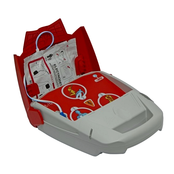 Schiller semi-automatische drietalige defibrillator