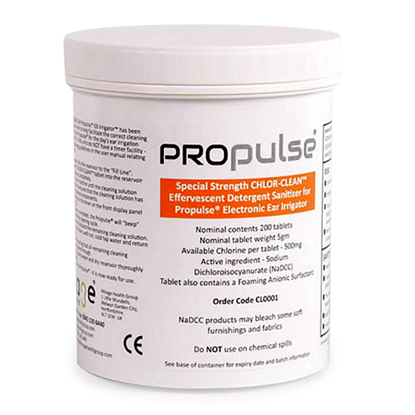 Reinigingstabletten voor Propulse® Ear Irrigator