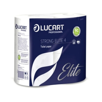 Toiletpapier zuivere papierpulp  4 lagen  wit