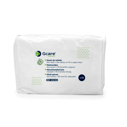 Gcare Proskin non-woven washandjes  met PE laag