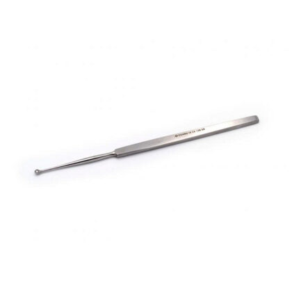 Fijne dermatologische curette - volledig  3 mm