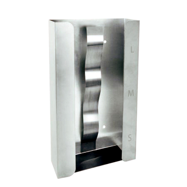 Inox houder voor 3 handschoenendozen - Afbeelding 2