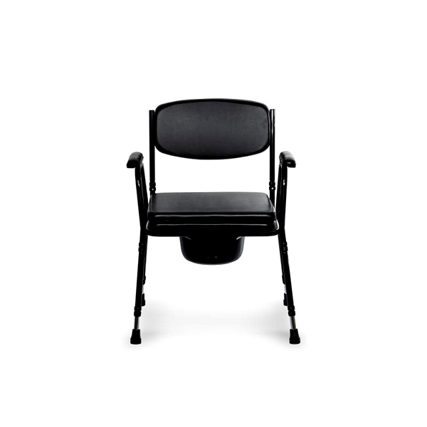 Zwarte toiletstoel Gcare Home Mobiloo