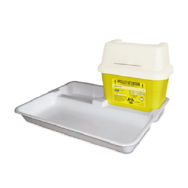 Vernacare plateau voor naaldcontainer Sharpsafe - Afbeelding 2