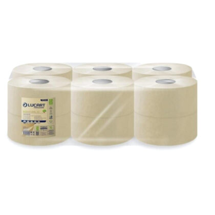 Mini rollen toiletpapier|Eco Natural 180|125.106|Eco Natural|Roze