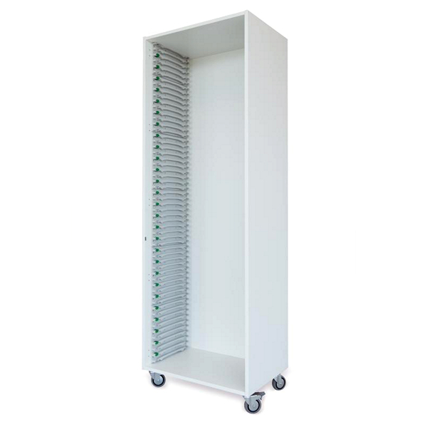 Modulaire stockagekast met wielen