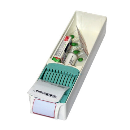 Medicijnbakje met afroldispenser hoogte 70 mm