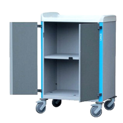 Linnenwagen Neop Clean H120 - Met deuren|Blauw