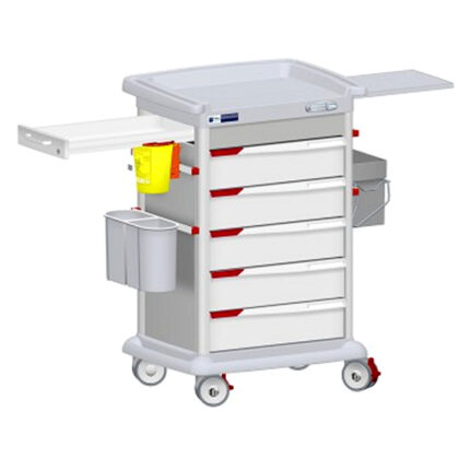 Preciso 10X medicatiewagen aluminium