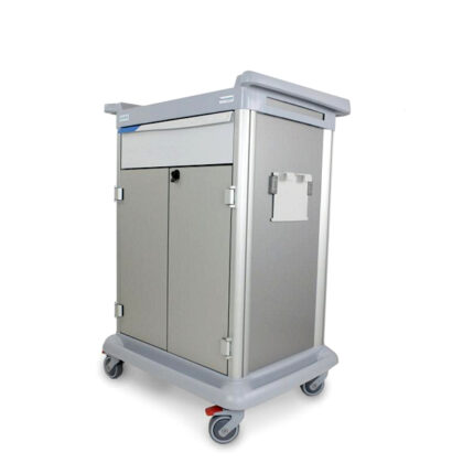 Essential wagen 10  met 2 deuren en 1 lade  grijs  hoogte 110 cm  zonder docking klem