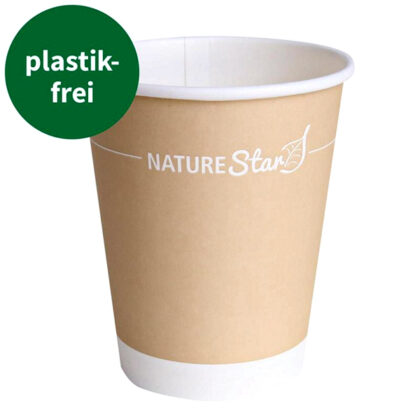 Koffiebekers  10cl  natuur  enkelwandig karton