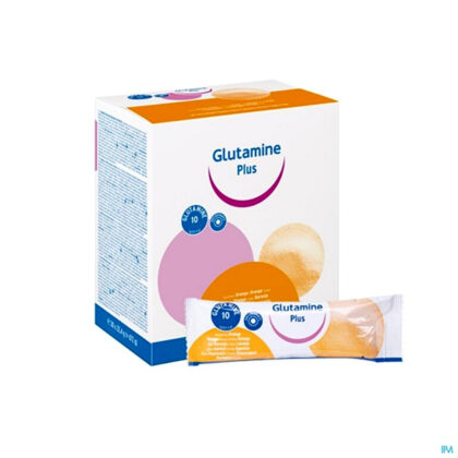Zakjes van 22 4 g Glutamine Plus sinaasappel