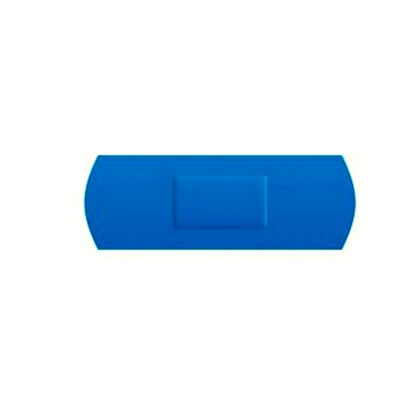 Detecteerbare pleisters  blauw  PE  2 5 x 7 2 cm