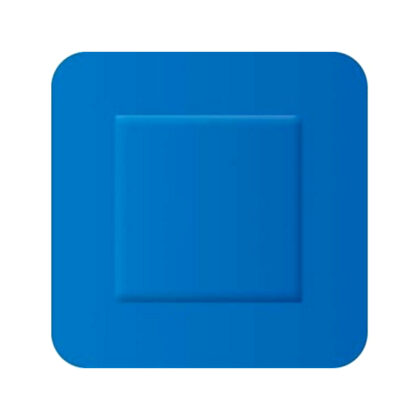 Detecteerbare pleisters  blauw  PE  3 8 x 3 8 cm