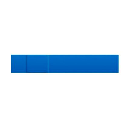 Detecteerbare pleisters  blauw  PE  12 x 2 cm