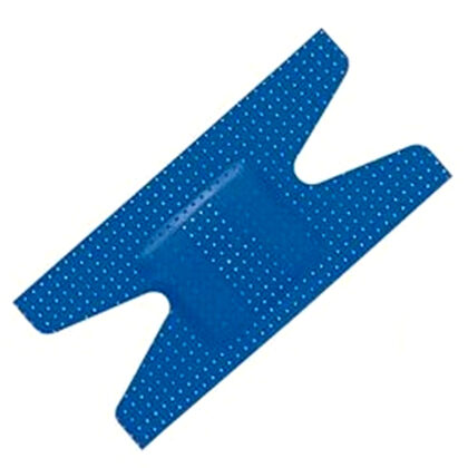 Blauwe pleisters  blauw  PE  H-vorm