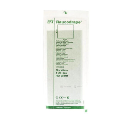 Raucoset gevouwen veld  38 x 45 cm  steriel