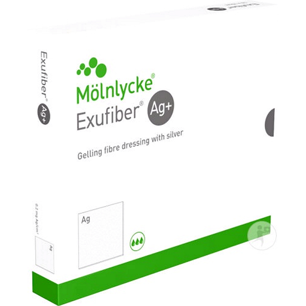 Exufiber Ag+ gelverbanden