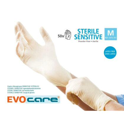 Evocare Sensitive steriel  poedervrij  wit|Doos van 50|X-Large