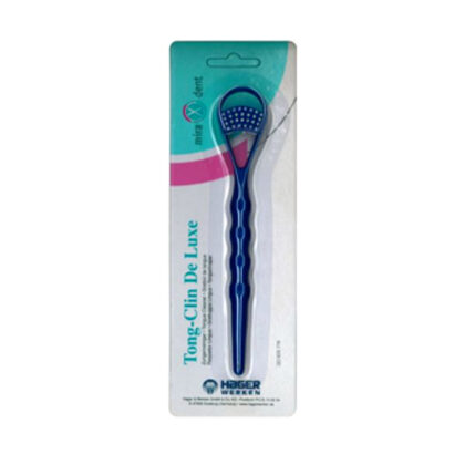 Tongschraper tong-clin de luxe blauw