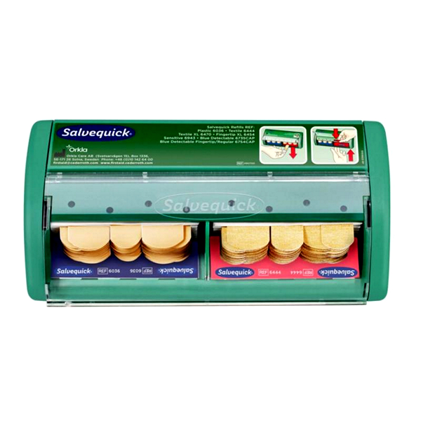 Salvequick automatische verbanddispenser